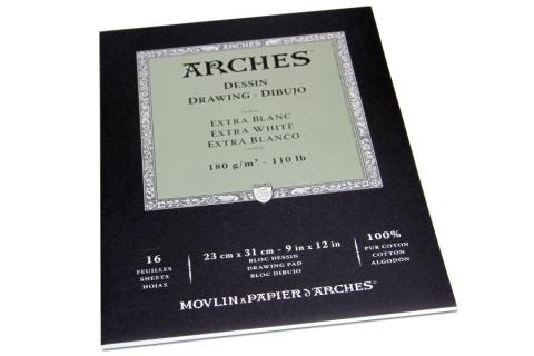 Arches Dessin blocco 180gr extra bianco