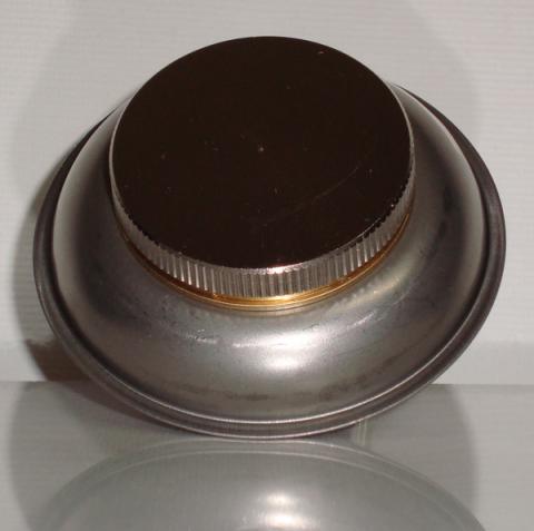 Scodellino semplice inox Ø 55mm con tappo a vite