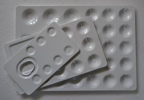 Tavolozza in alluminio verniciato